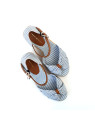 sandales compensées basic seersucker00 bleu Tommy Hilfiger