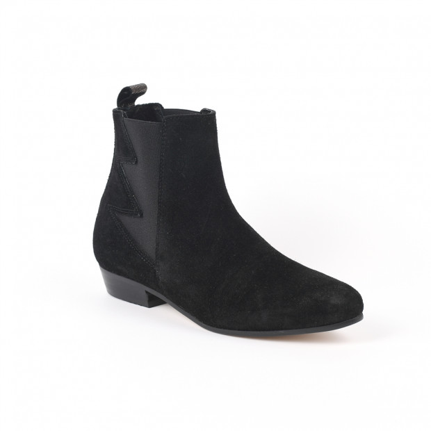 Bottines peckham boots noir schmoove femme