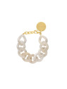bracelets bracelet flat white marble Vanessa Baroni