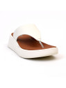 sandales & nu-pieds f-mode/toe post sandals blanc Fitflop