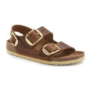 sandales & nu-pieds milano big buckle cognac Birkenstock