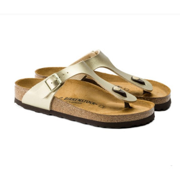 sandales & nu-pieds gizeh birko flor gold Birkenstock
