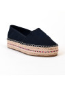 espadrilles embroidered flatform bleu Tommy Hilfiger
