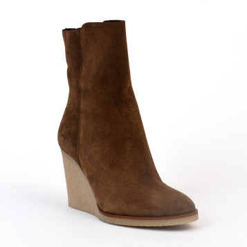 bottines compensées ines tabac Pm - Paris Milan