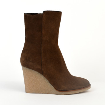 bottines compensées ines tabac Pm - Paris Milan