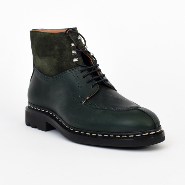 Bottines ginkgo fem vert sapin Heschung