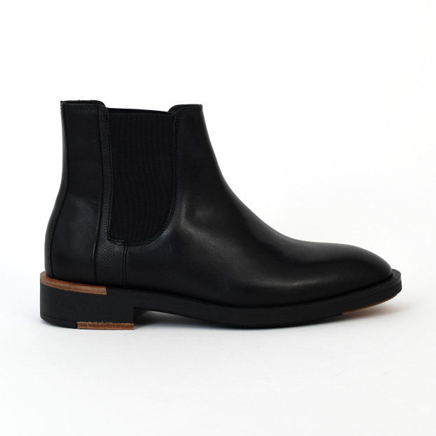 bottines premium leather chelsea noir Tommy Hilfiger