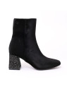 bottines à talons new york noir/glitter vanessa wu