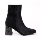 bottines à talons new york noir/glitter vanessa wu
