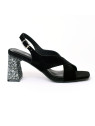 sandales à talons milan noir vanessa wu