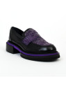 Mocassin 32416 noir-violet Pertini