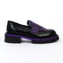 Mocassin 32416 noir-violet Pertini