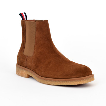 boots chelsea crepe th camel Tommy Hilfiger