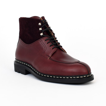 Bottines ginkgo fem merlot Heschung