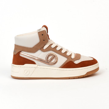 Baskets kelly mid w off white/clay No name