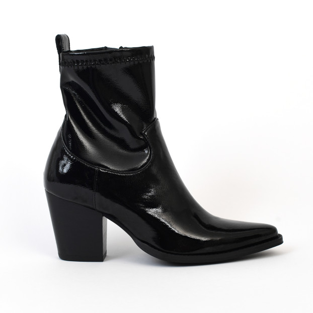 bottines à talons laila verni noir JB Martin