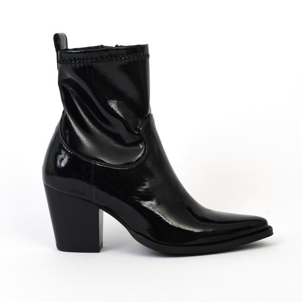 bottines à talons laila verni noir JB Martin
