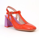 escarpins hv 243 322 rouge corail/violet Hispanitas