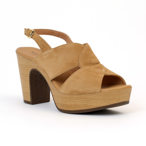sandales à talons 12427 beige camel Weekend