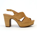sandales à talons 12427 beige camel Weekend