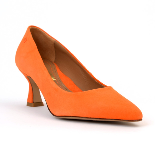 escarpins lierre orange JB Martin