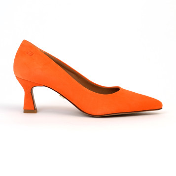 escarpins lierre orange JB Martin