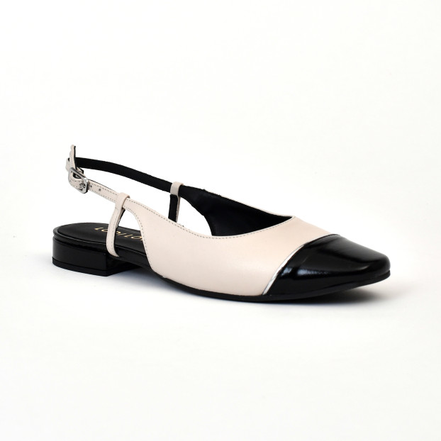 ballerines & babies 4471 beige/noir lodilove
