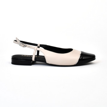 ballerines & babies 4471 beige/noir lodilove