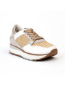 Baskets xeta blanc /naturel Adige
