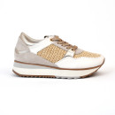 Baskets xeta blanc /naturel Adige