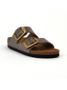 mules arizona big buckle graceful taupe Birkenstock