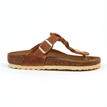 sandales & nu-pieds gizeh braided cognac Birkenstock