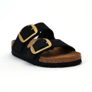 mules arizona big buckle black (gold) Birkenstock