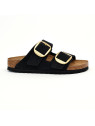 mules arizona big buckle black (gold) Birkenstock