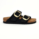 mules arizona big buckle black (gold) Birkenstock