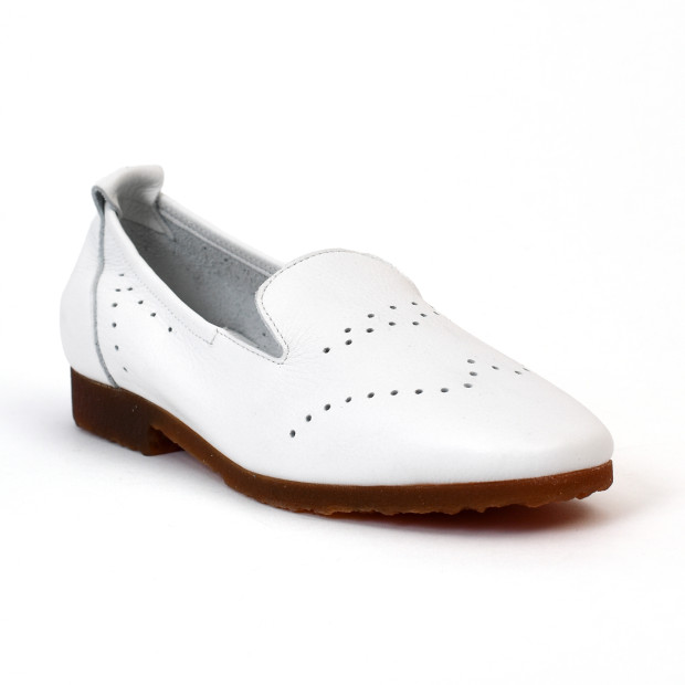 Mocassin sadkoo blanc Arche