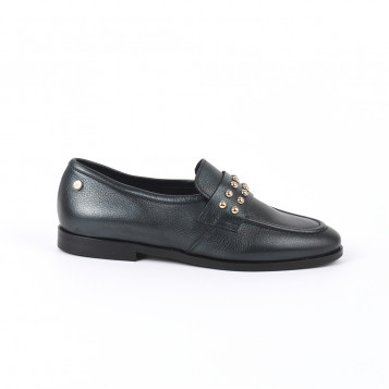Mocassin round stud loafer bleu Tommy Hilfiger