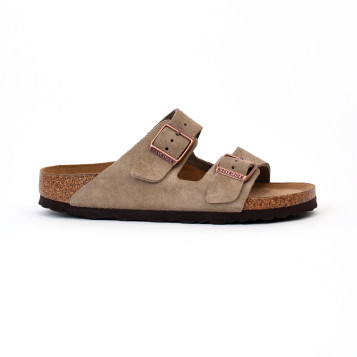 mules arizona soft footbed taupe Birkenstock