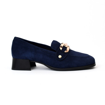 mocassins à talons lavinia bleu Pm - Paris Milan