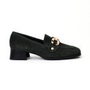 mocassins à talons lavinia vert Pm - Paris Milan