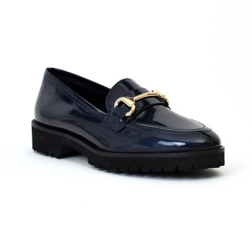 Mocassin ottavia bleu Pm - Paris Milan