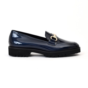 Mocassin ottavia bleu Pm - Paris Milan