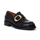 Mocassin a 7035 noir-boucle or Billi Bi