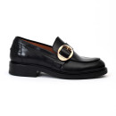 Mocassin a 7035 noir-boucle or Billi Bi