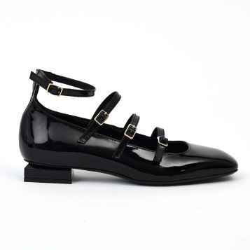 ballerines & babies angie l straps noir AGL