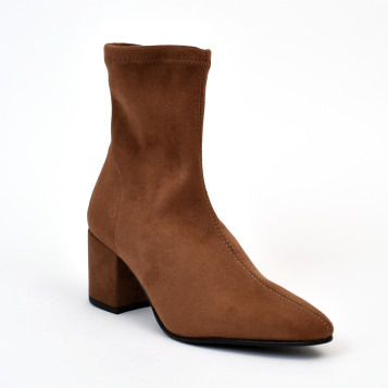 bottines à talons 877775 tabac miss elastic