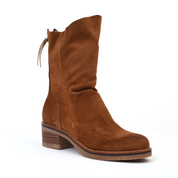Bottines jazon camel Mkd