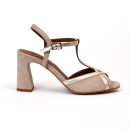 sandales à talons z 1331 pm sable Pm - Paris Milan