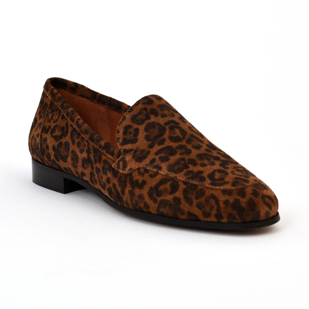 Mocassin amandine leopard Maison Toufet