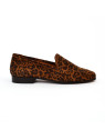 Mocassin amandine leopard Maison Toufet